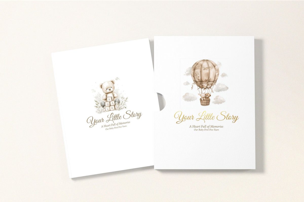 140-Page Baby Memory Book Design: A Heartwarming Keepsake with Premium Packaging for Amazon