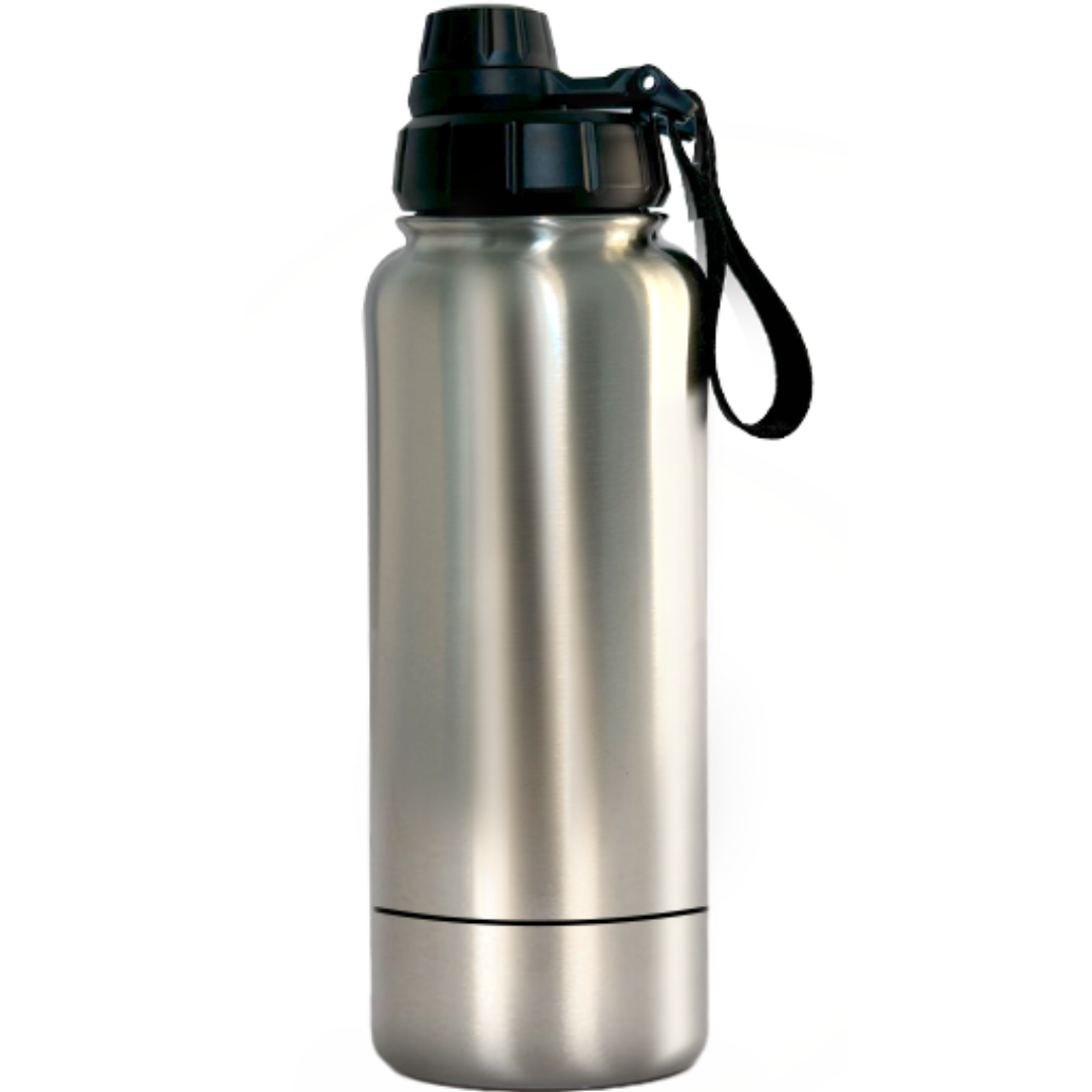 Stainless Steel Water Bottle Listing Image Creation – Amazon Product Photography Portfolio